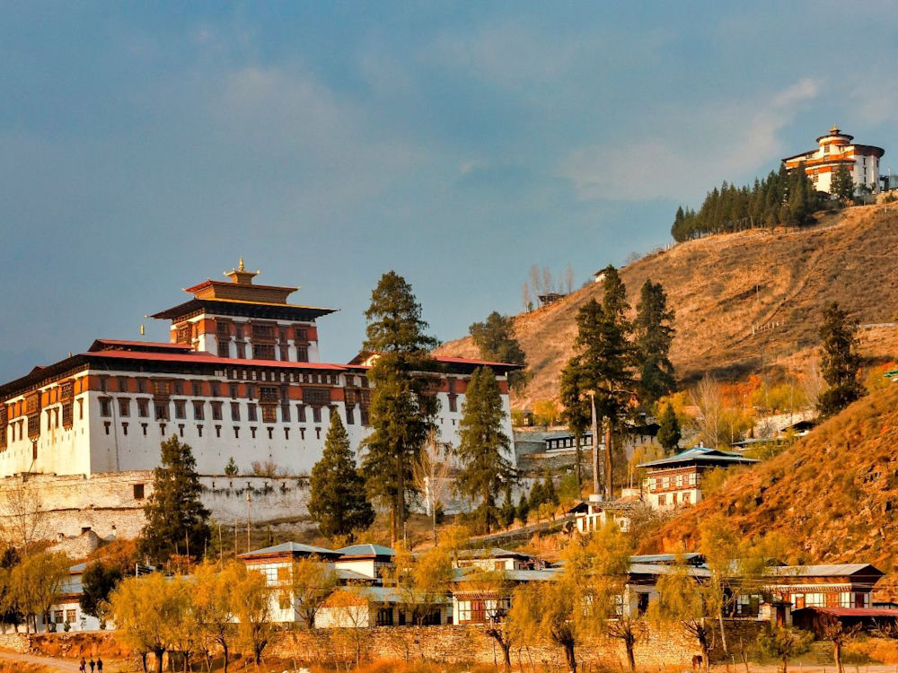 View of Bhutan monastry
